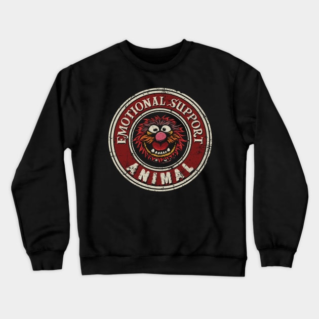 Emotional Support Animal Crewneck Sweatshirt by kg07_shirts